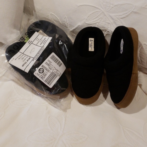 Lands' End Shoes Nwt Lands End Kids Fleece Clog Slippers Poshmark